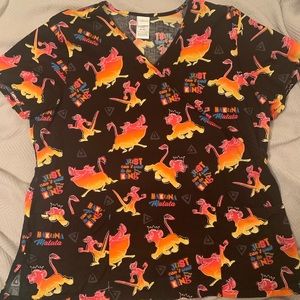 “The Lion King” scrub top